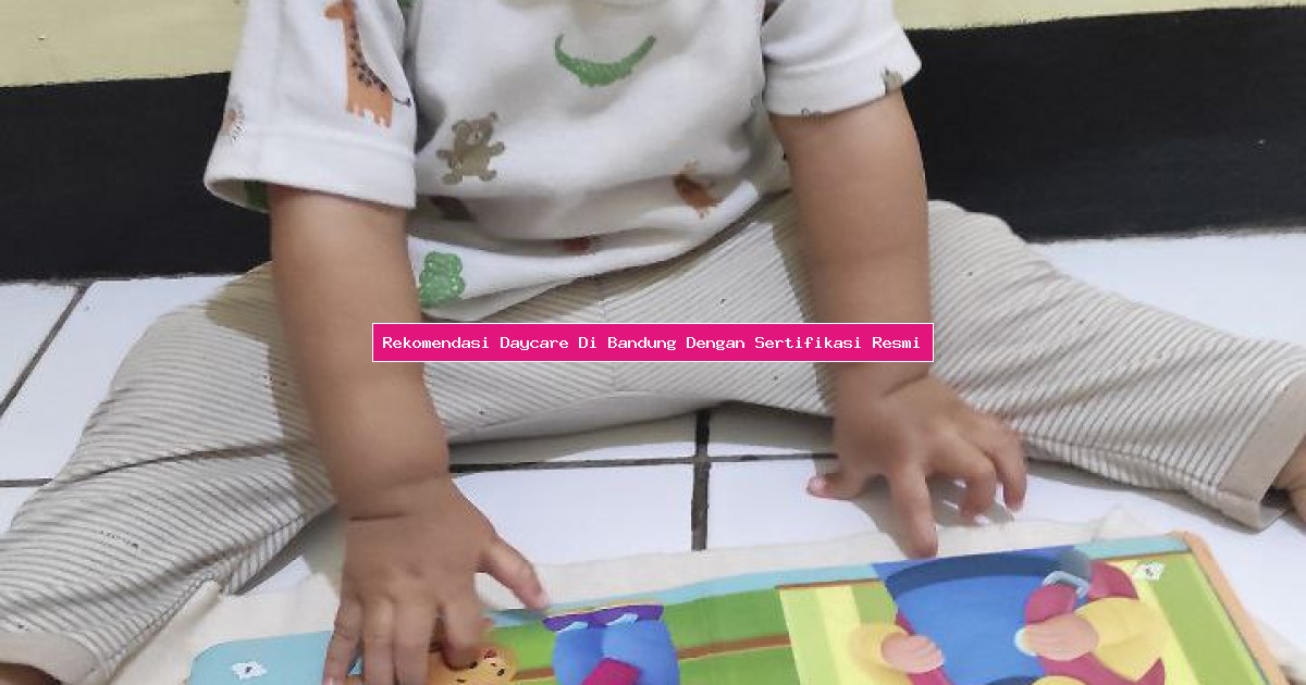 Rekomendasi Daycare Di Bandung Dengan Sertifikasi Resmi