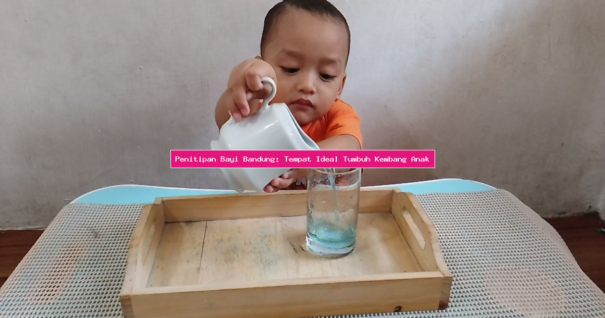 Penitipan Bayi Bandung: Tempat Ideal Tumbuh Kembang Anak