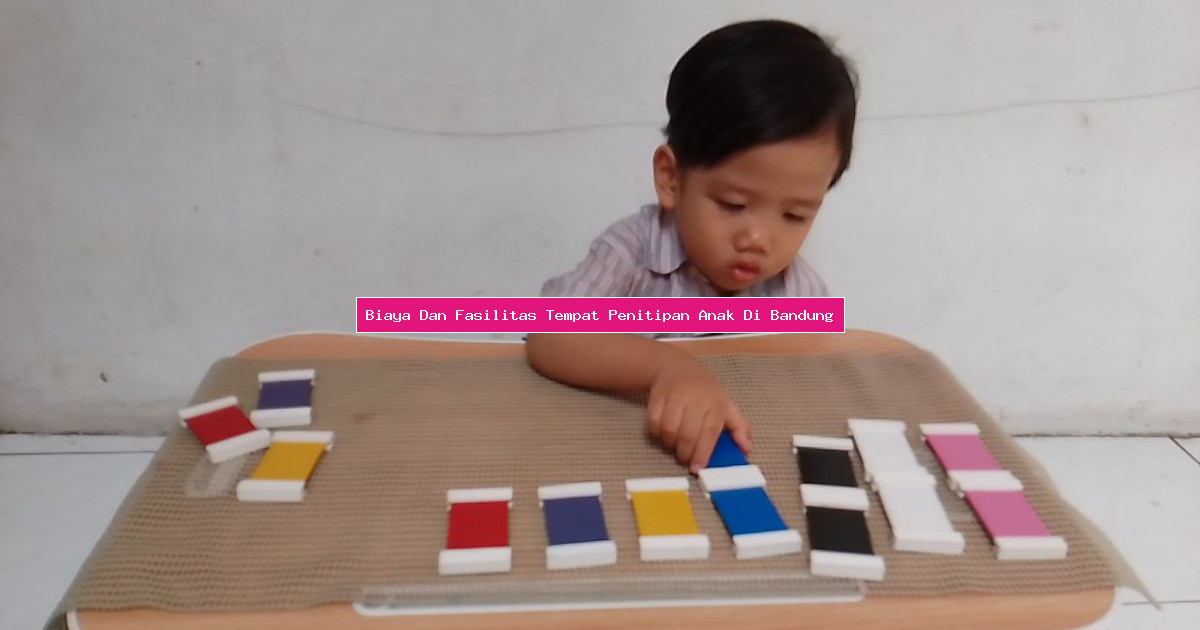 Biaya Dan Fasilitas Tempat Penitipan Anak Di Bandung